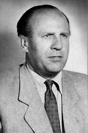 Oskar Schindler as photographed in Argentina after World War II. Origin: Wikipedia.org, courtesy of Yad Vashem Photo Archive. This image is a faithful digitization of a unique historic image, and the copyright is most likely held by the person who took the photograph or the agency that employed the photographer. Fair use of low-resolution image under guidelines of US Copyright law.