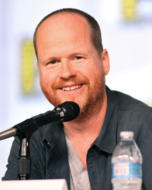 Writer, director, producer, composer and actor Joss Whedon, whose literary successes include Buffy the Vampire Slayer, speaks at the 2012 Comic-Con in San Diego. Photo by Gage Skidmore, licensed under the Creative Commons Attribution-Share Alike 3.0 Unported license.