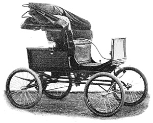 A 1900 Locomobile. Image courtesy of Wikimedia Commons.