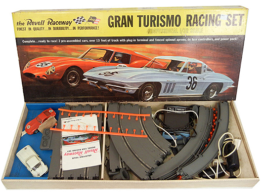 Revell Gran Turismo Racing set in original box. Stephenson’s image.