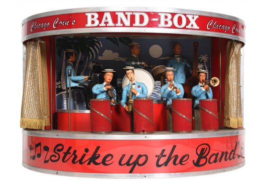Chicago Coin's Band Box jukebox orchestra speaker deluxe model, 1951. Fontaine’s Auction Gallery image.