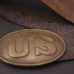 A Union belt plate similar to this was stolen from the Cape Fear Museum in Wilmington, N.C. Image courtesy of LiveAuctioneers.com Archive.