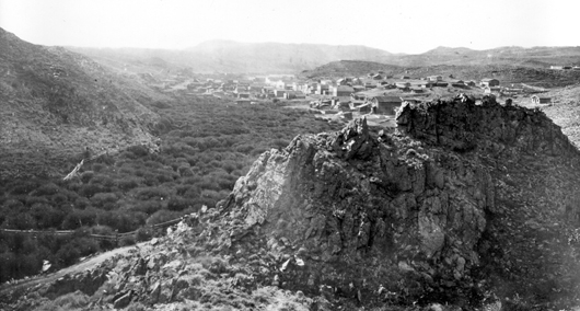 W.H. Jackson photograph of South Pass City, Wyo., 1870. Gold was discovered there three years earlier. Image courtesy of Wikimedia Commons.