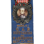 1905 ribbon of the Grand Army of the Republic. Image courtesy of LiveAuctioneers.com Archive and Early American History Auctions.