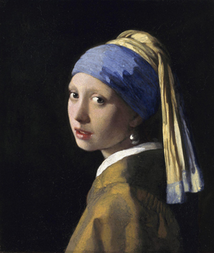 Johannes Vermeer's 'Girl with a Pearl Earring,' 1665. Image courtesy of Wikimedia Commons.