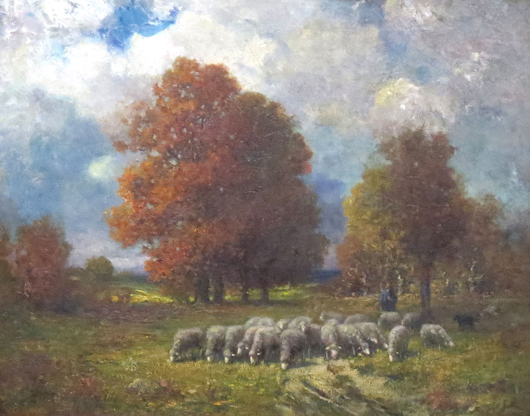 Richard Creiflelds, oil on canvas. William Jenack Estate Appraisers and Auctioneers image.