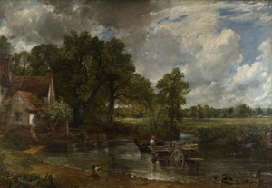John Constable (English, 1776-1837), 'The Hay Wain,' 1821. Photographic reproduction of the original work of art.