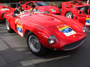 Another model produced by Ferrari in 1954 was the 750 Monza Scaglietti Spyder. Photo by Luke van Grieken, licensed under the Creative Commons Attribution 2.5 Generic license.