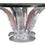 This incredible Marc Lalique cactus table from the 1950s is expected to bring $25,000-$50,000. Gallery 95 Auction image.