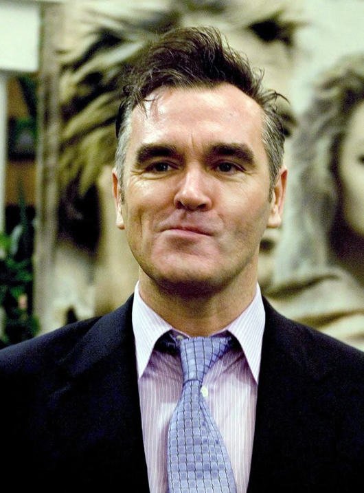 Singer-songwriter Morrissey, former front man of The Smiths, a Manchester group that performed at the Hacienda. Caligvla at en.wikipedia. This work is licensed under the Creative Commons Attribution-ShareAlike 3.0 License.