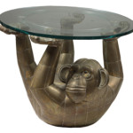Lot 850 - Sergio Bustamante monkey-form side table. Kamelot Auction House image.