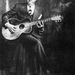 The 'studio portrait' of legendary bluesman Robert Johnson was taken around 1935 in Hooks Brothers Studio in Memphis. Copyright 1989 Delta Haze Corporation. Fair use of low-resolution copyrighted image under terms of US Copright Law. No other copyright-free image of the subject is believed to exist.