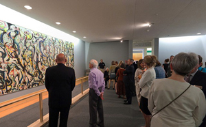 The University of Iowa Museum of Art's exhibition 'Jackson Pollock Mural' was the best-attended art exhibition in UIMA's history. Image courtesy of UIMA.