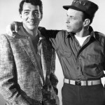 Frank Sinatra (right) with fellow Rat Packer Dean Martin in an NBC Television publicity photo from The Dean Martin Show, January 30, 1958.