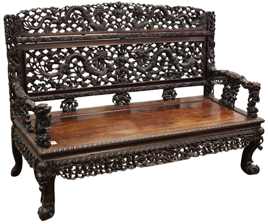 Chinese settee. Clars image.