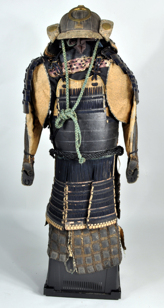 Japanese armor, 19th century. Woodbury Auction image.