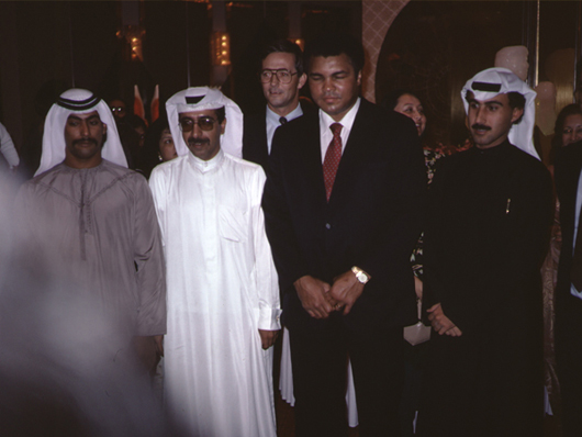 'Muhammad Ali - A Peek into the Boxer’s Life:' vintage 35mm slides from Muhammad Ali’s visit to Dubai. Guccione Collection image.
