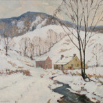 'The Gray Hills of Winter' by C. Curry Bohm. Image courtesy of Eckert & Ross Fine Art, Indianapolis, Ind.