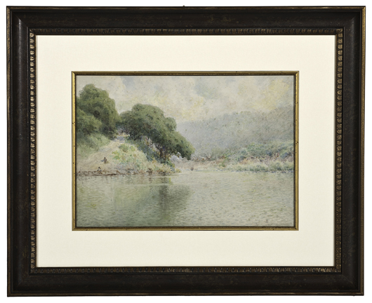 Paul Sawyiers ‘Ferry Along Kentucky River.’ Estimate $20,000-$30,000. Cowan’s Auctions Inc.