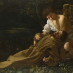 'Saint Francis of Assisi in Ecstasy,' Michelangelo Merisi da Caravaggio, ca. 1595–96; oil on canvas. Wadsworth Atheneum Museum of Art, Hartford, Connecticut. The Ella Gallup Sumner and Mary Catlin Sumner Collection Fund.