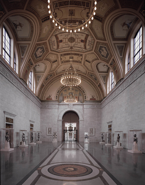 The Great Hall at the Detroit Institute of Arts. Image courtesy of Detroit Institute of Arts.
