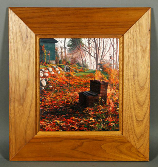 ‘Backyard Barbeque’ by Scott Prior. Price realized: $4,600. Kaminski image.