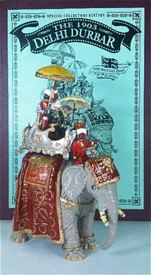 Britains Set #8848, The 1903 Delhi Durbar. Est. $40-$60. Old Toy Soldier Auctions image.