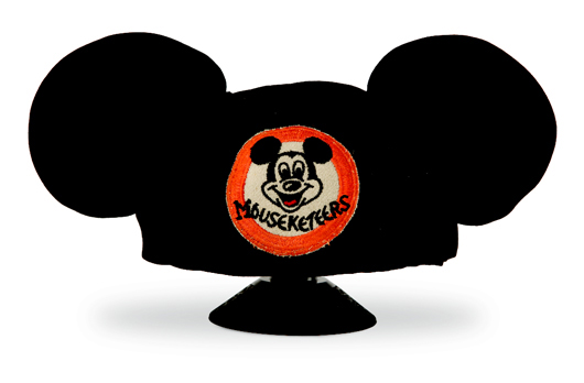 Mouse ears worn by host Jimmie Dodd on the TV show 'The Mickey Mouse Club.' Image courtesy of Museum of Science and Industry, Chicago.