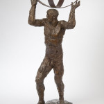 Dame Elizabeth Frink's maquette of Atlas sold for £27,000 ($43,659). Sworders Fine Art Auctioneers image.