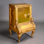 Lot 3079: Arthur Matthews music cabinet. Sold for $212,400. Michaan's Auctions image.