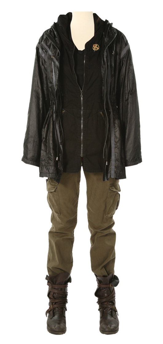 Lot 176: Katniss arena costume. Blacksparrow Auctions image.