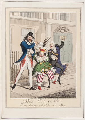 ‘The Attorney-General's Charges Against the late Queen,’ 1821, collection of charicatures. Price realized: £22,320 ($36,157). Dreweatts & Bloomsbury image.