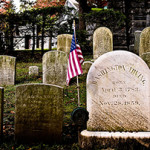 Washington Irving's headstone, Sleepy Hollow Cemetery, Sleepy Hollow N.Y. Image by James P. Fisher III. This file is licensed under the Creative Commons Attribution 3.0 Unported license.