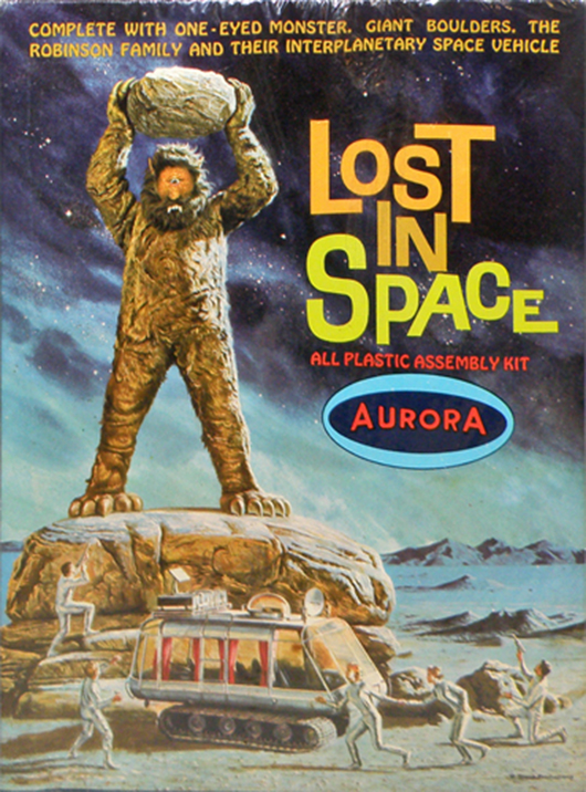 Lost In Space model kit in sealed box. Mosby & Co. image.