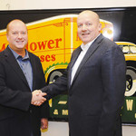 (Left) Dan Morphy, owner and CEO of Morphy Auctions in Denver, Pa.; and Dan Matthews, founder of Matthews Auction Co. of Nokomis, Illinois, which will operate under the Morphy's banner as of January 1, 2014.