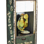 One-cent Pepsin Gum dispenser— ‘And Your Fortune'— coin-op machine, which sold for $57,000. Showtime Auction Services image.