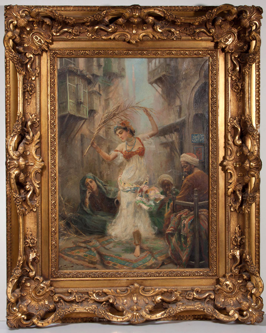 Fabio Fabbi (Italian, 1861-1946) oil on canvas, 23 inches x 16 inches, sight. Jeffrey S. Evans & Associates image. 