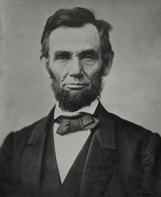 Known as the 'Gettysburg Portrait,' this photograph of Abraham Lincoln was actually taken in London by Alexander Gardner on Nov. 8, 1863, a few weeks before the Gettysburg Address. Library of Congress photo.