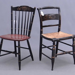 The styles of Hitchcock chairs have changed little in 195 years. Image courtesy of LiveAucitoneers.com Archive and Copake Auction Inc.