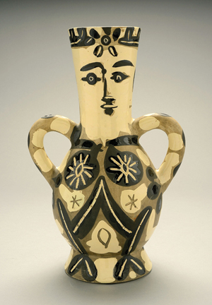 Pablo Picasso (Spanish 1881-1973) Vase deux anses hautes, 1952 Estimate:  $20,000 / 25,000. Image courtesy of Michaan's.