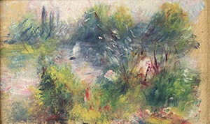 'On the Shore of the Seine.' an 1879 oil painting by Pierre-Auguste Renoir. Image courtesy of Wikimedia Commons.