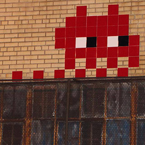 Reading the Streets: A visit from Space Invader