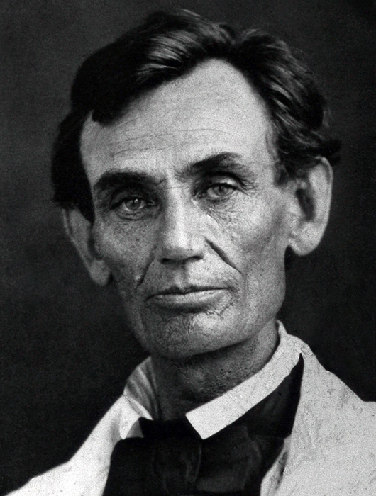 Abraham Lincoln ambrotype taken May 7, 1858 by Abraham Byers, Beardstown, Ill., prior to the Lincoln-Douglas Debates. Image courtesy of Wikimedia Commons.