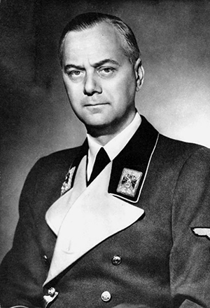 Alfred Rosenberg, who authored the diary. The influential Nazi Party member was convicted at Nuremberg of war crimes and hanged in 1945. Image courtesy of Wikimedia Commons.