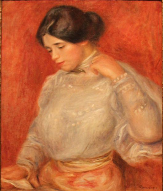 'Graziella' by Pierre Auguste Renoir, 1896, oil on canvas, Detroit Institute of Arts. Image courtesy of Wikimedia Commons.
