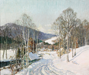 Mulhaupt winter scene tops $25,000 at Kaminski Auctions
