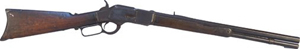 Winchester Model 1873 rifle circa 1888, bearing a 20-inch barrel but retaining the 1873 configuration. Victorian Casino Antiques image.