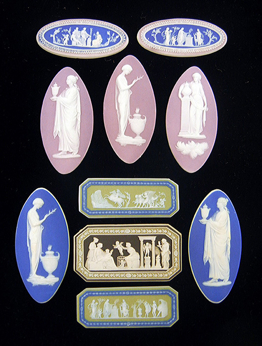 Examples from a collection of Wedgwood to be offered in 60 lots. Stephenson's Auctioneers image.
