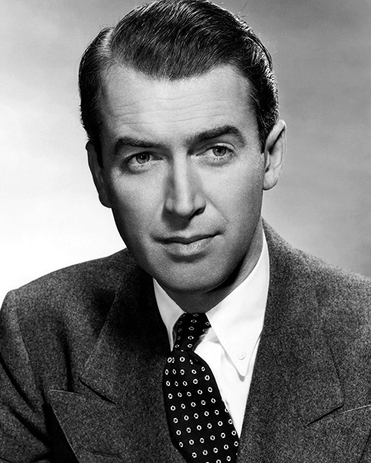 James Stewart (1908-1997) in a studio publicity photo for the 1948 film 'Call Northside 777,' released by 20th Century Fox.