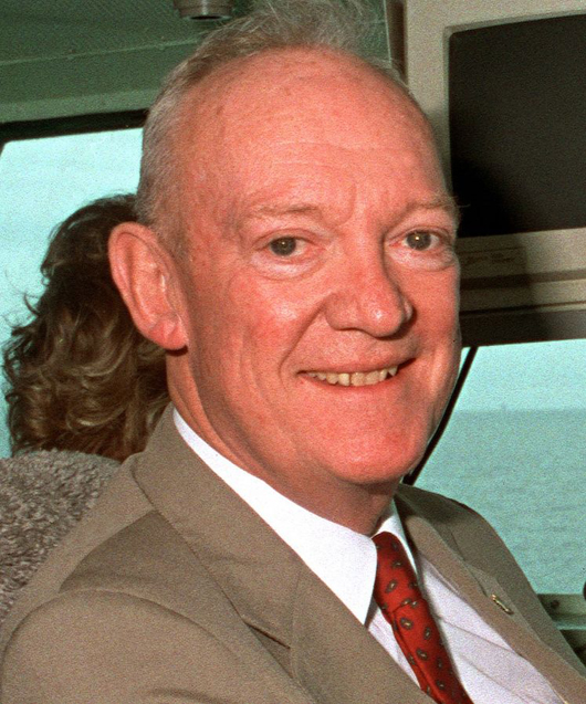 John Eisenhower in 1990. Image by Paul Savelli, U.S. Department of Defense, courtesy of Wikimedia Commons.